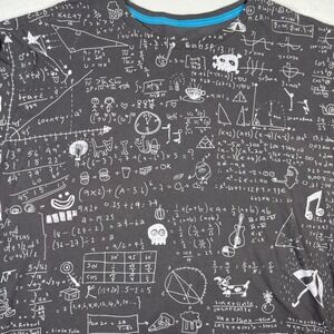 Threadless Maths T-Shirt Large Guys L Black Formula Equations‎ Graphic